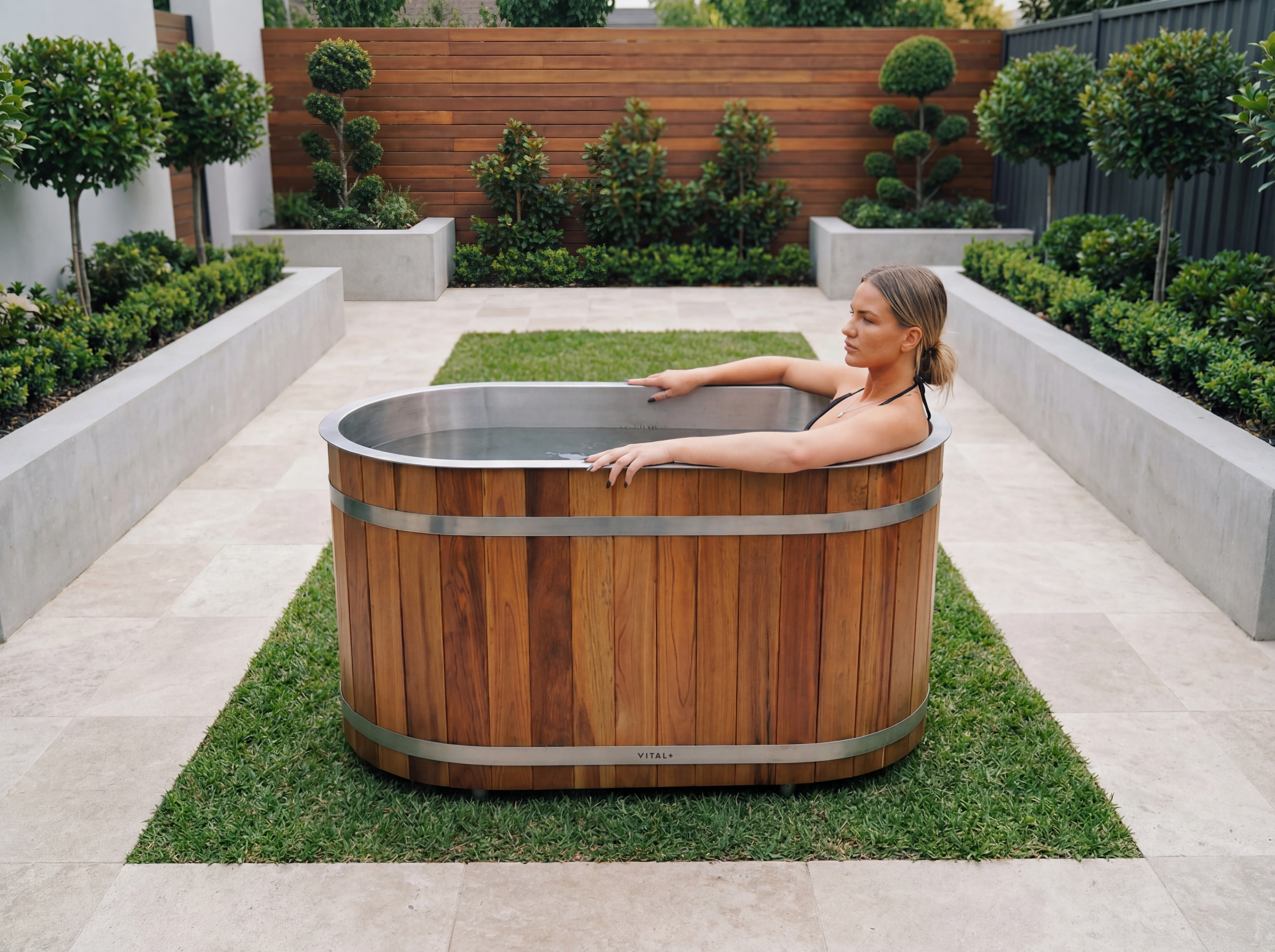 Solo Cedar Ice Bath - Image 3